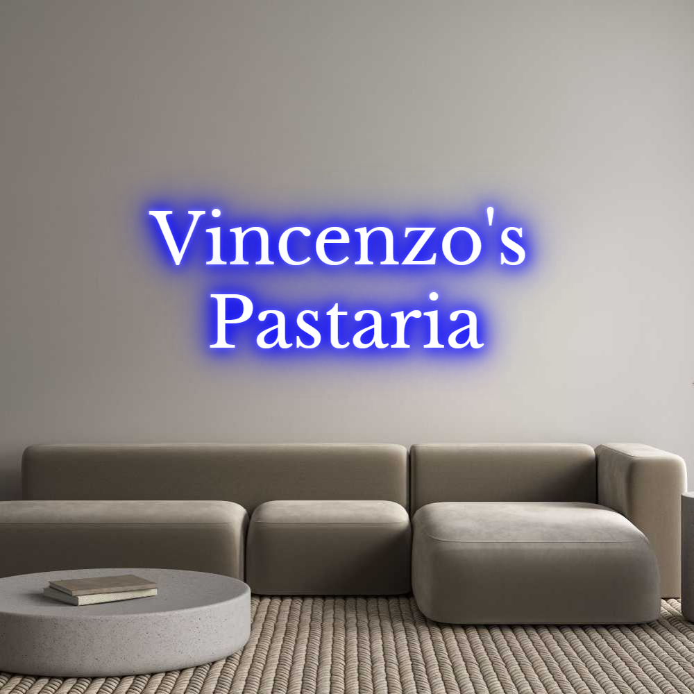 Custom Neon Text - Vincenzo's 
...