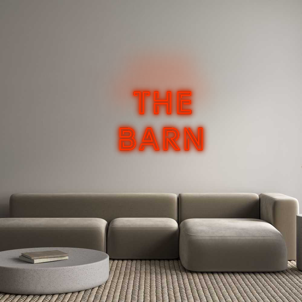 Custom Neon:    The 
Barn