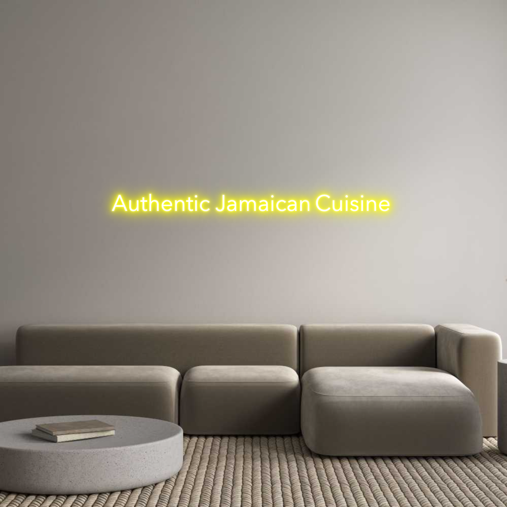 Custom Neon Text - Authentic Jam...