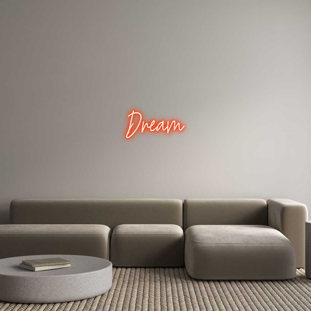 Custom Neon Text - Dream