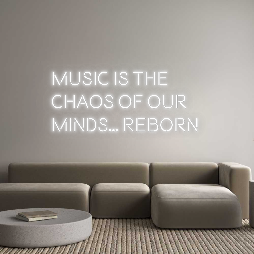 Custom Neon: Music is the ...