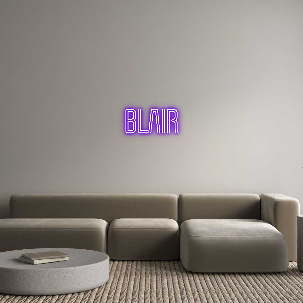 Custom Neon Text - Blair