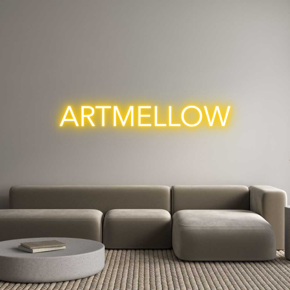 Custom Neon Text - ARTMELLOW