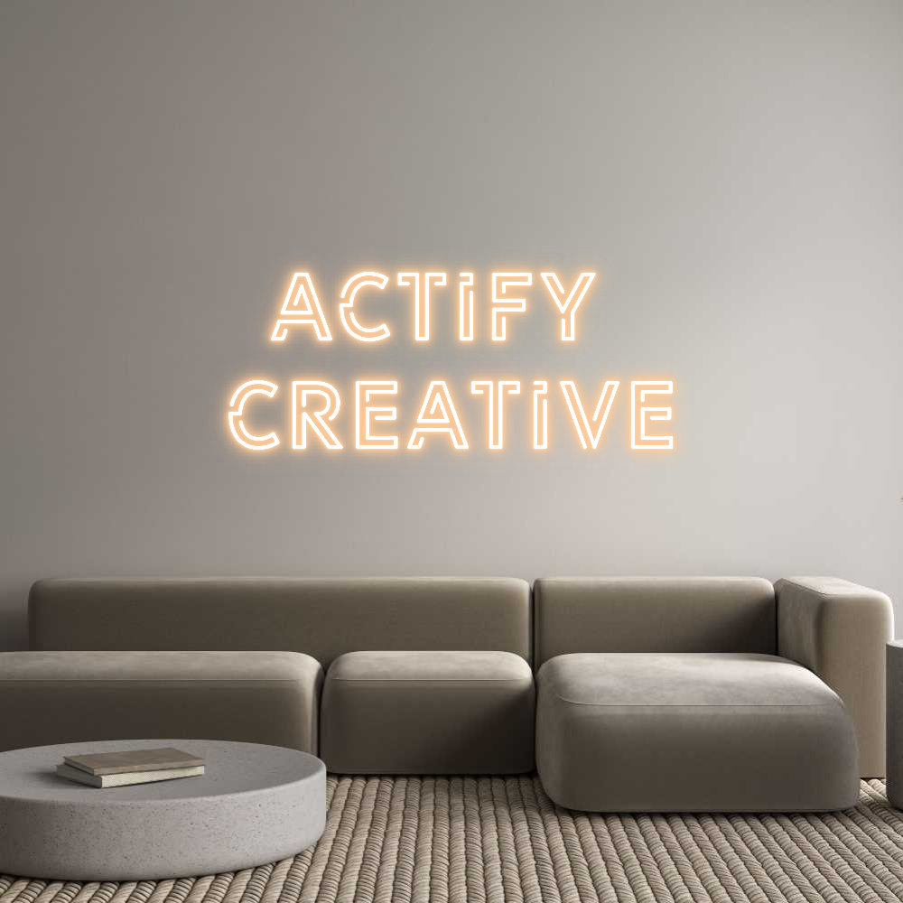 Custom Neon Text - ACTIFY 
CREA...