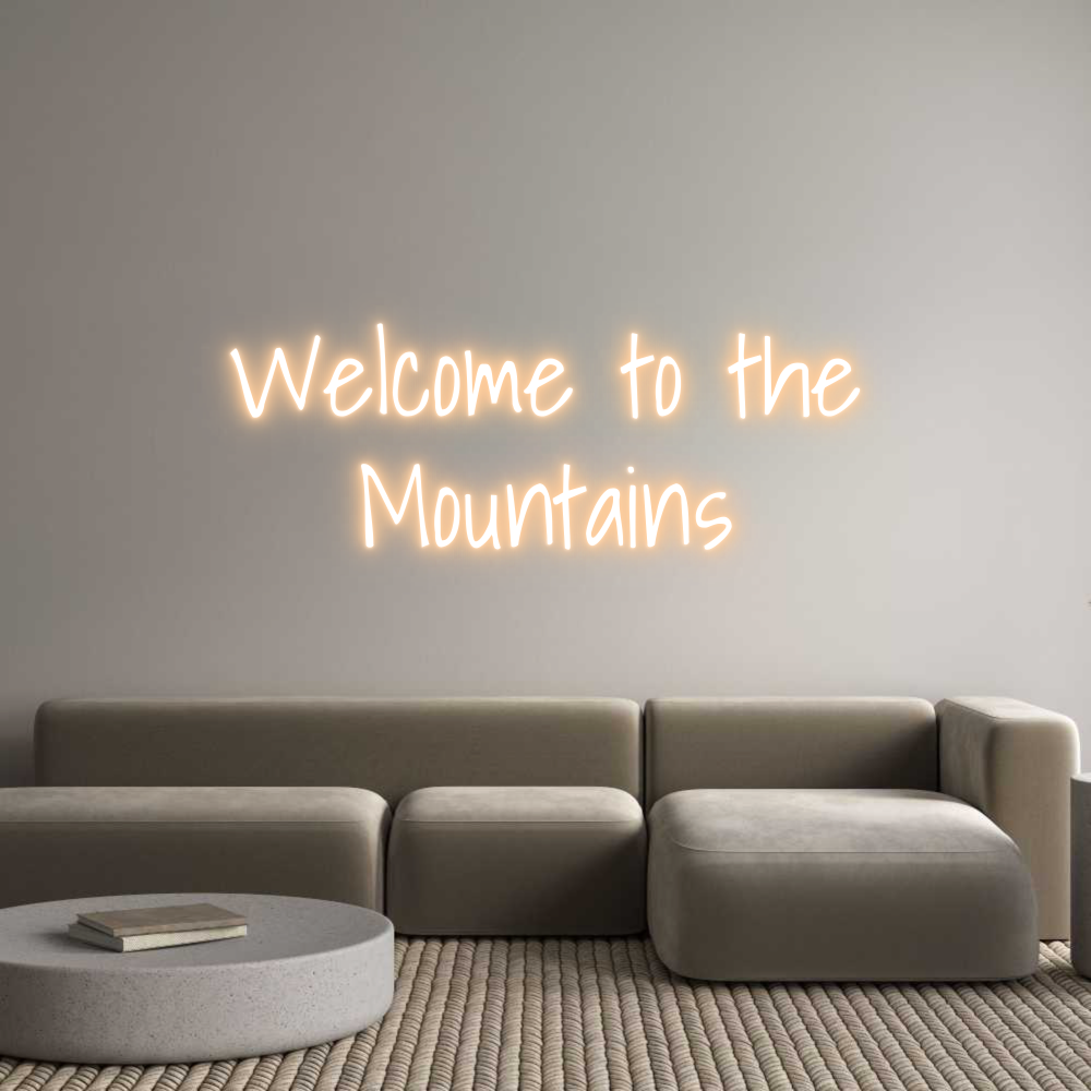 Custom Neon Text - Welcome to th...