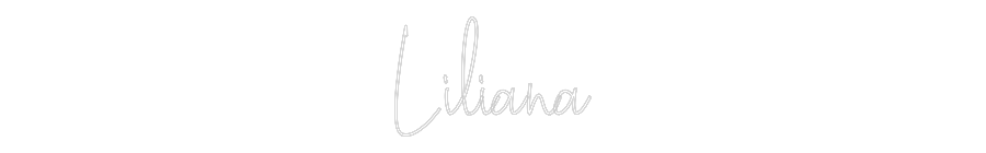 Custom Neon Text - Liliana