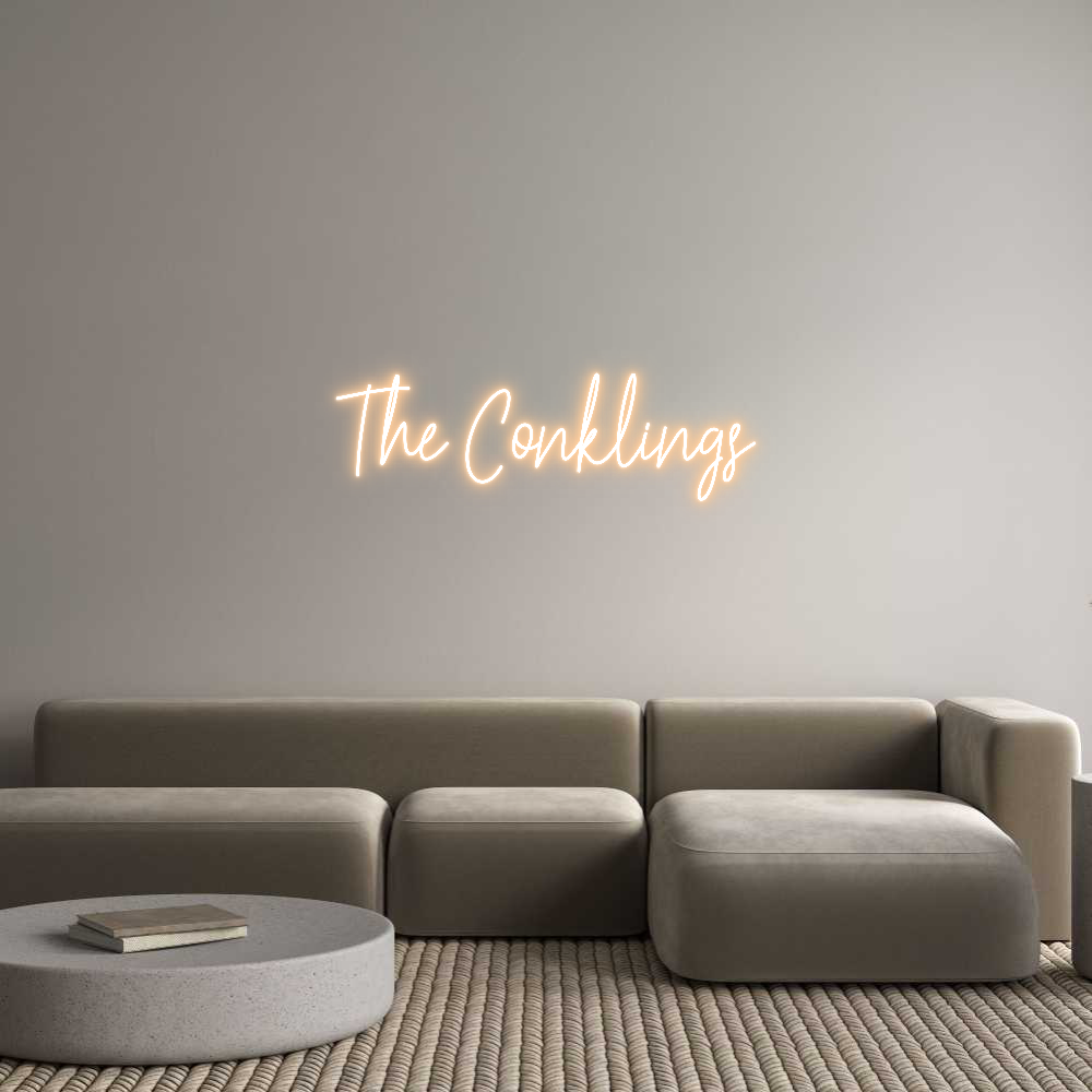 Custom Neon Text - The Conklings