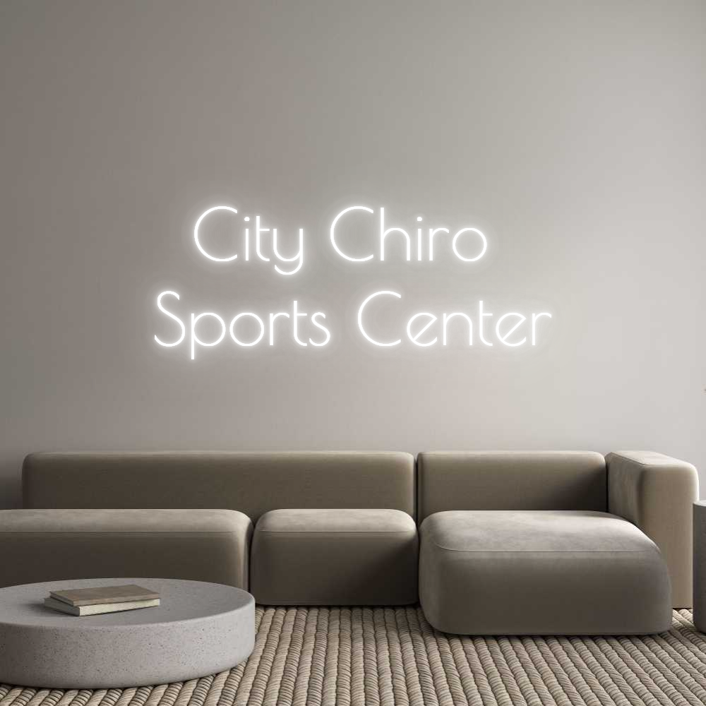 Custom Neon: City Chiro 
...