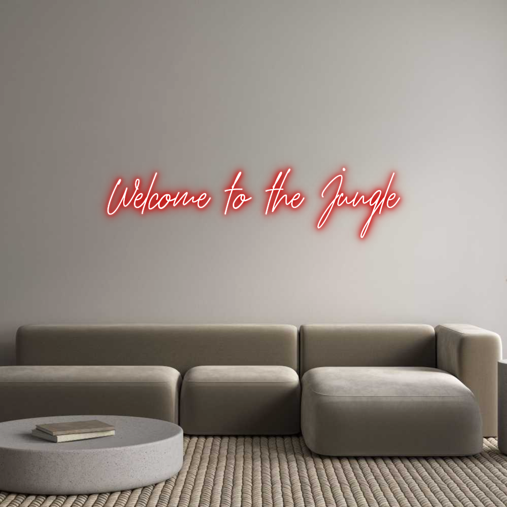 Custom Neon Text - Welcome to th...