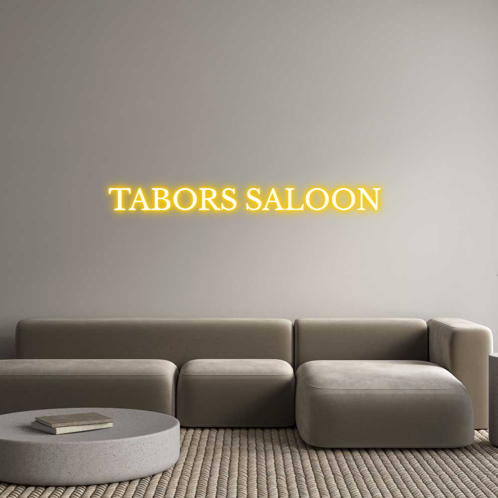 Custom Neon: TABORS SALOON