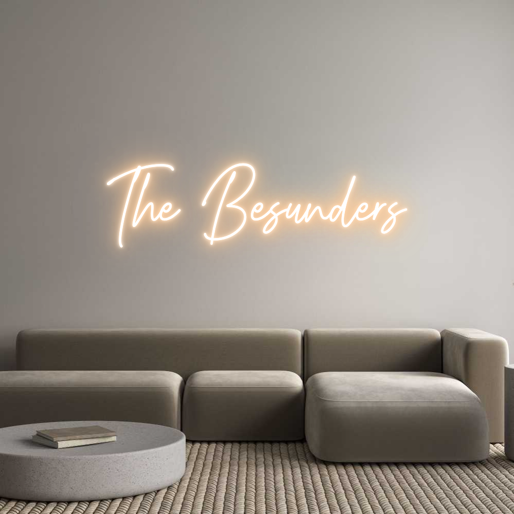 Custom Neon Text - The Besunders