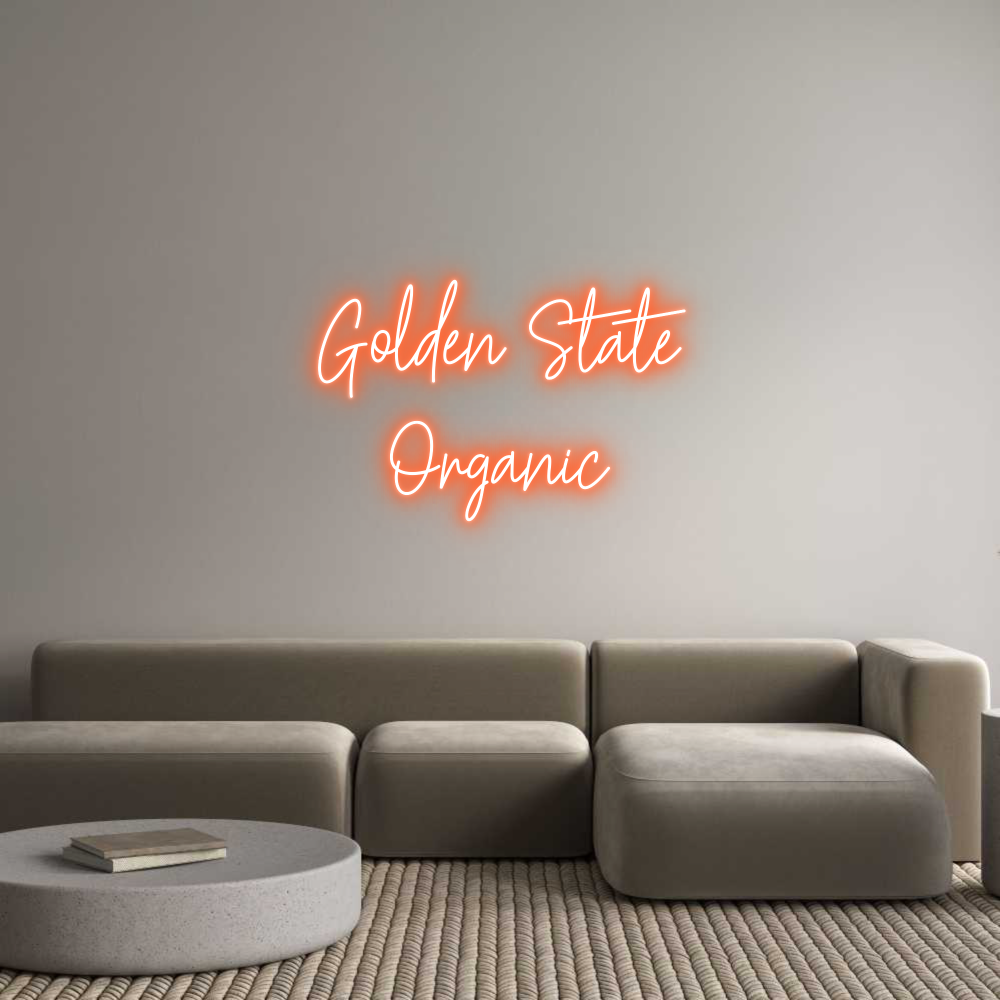 Custom Neon Text - Golden State
...