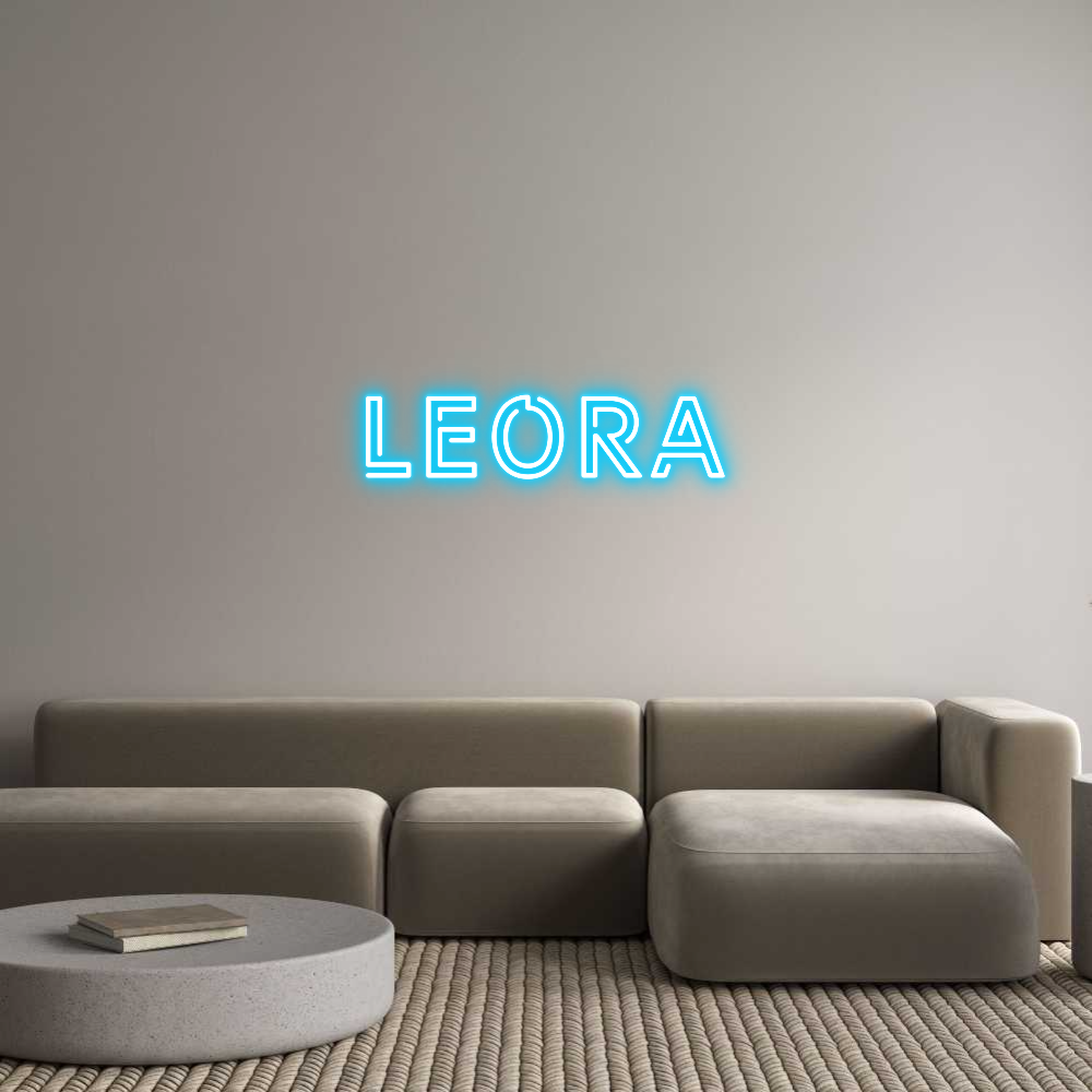 Custom Neon Text - Leora