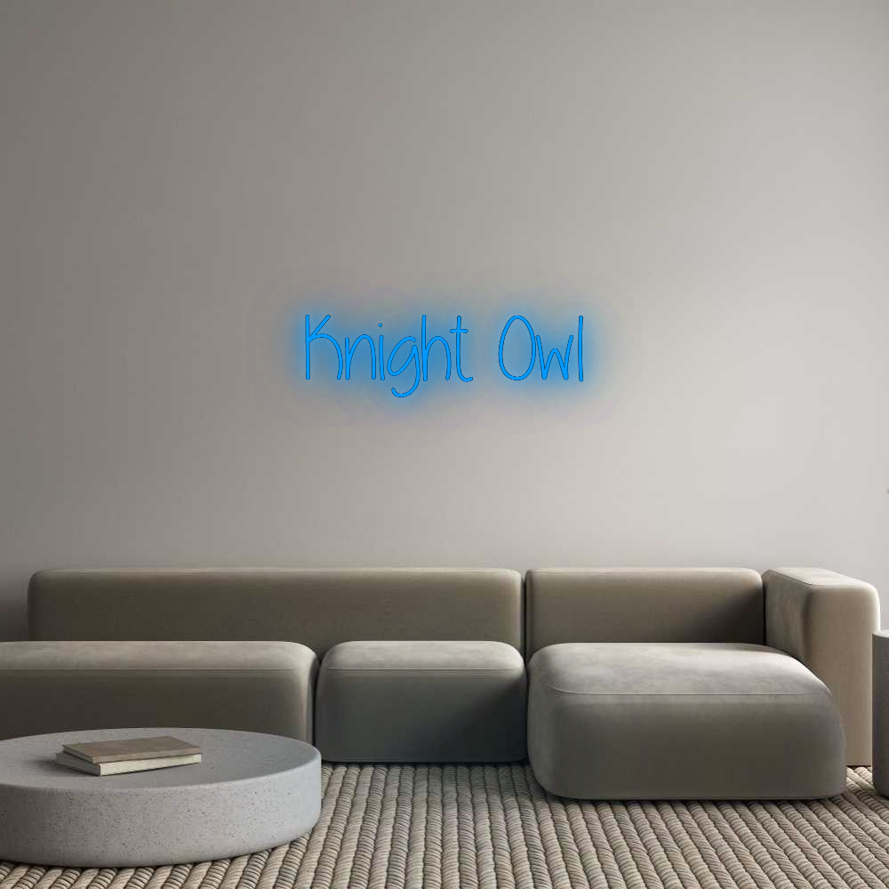 Custom Neon: Knight Owl