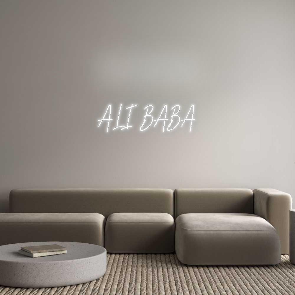 Custom Neon: ALI BABA