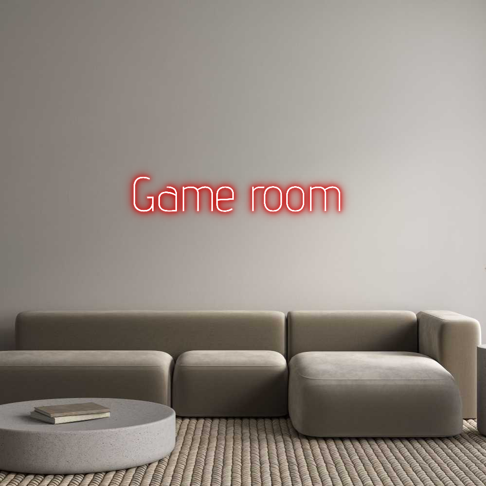 Custom Neon: Game room