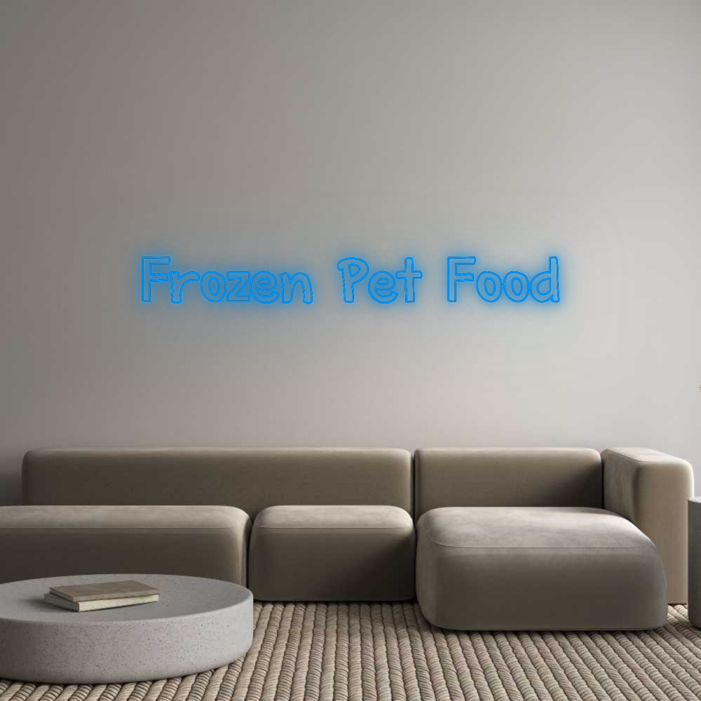 Custom Neon: Frozen Pet Food