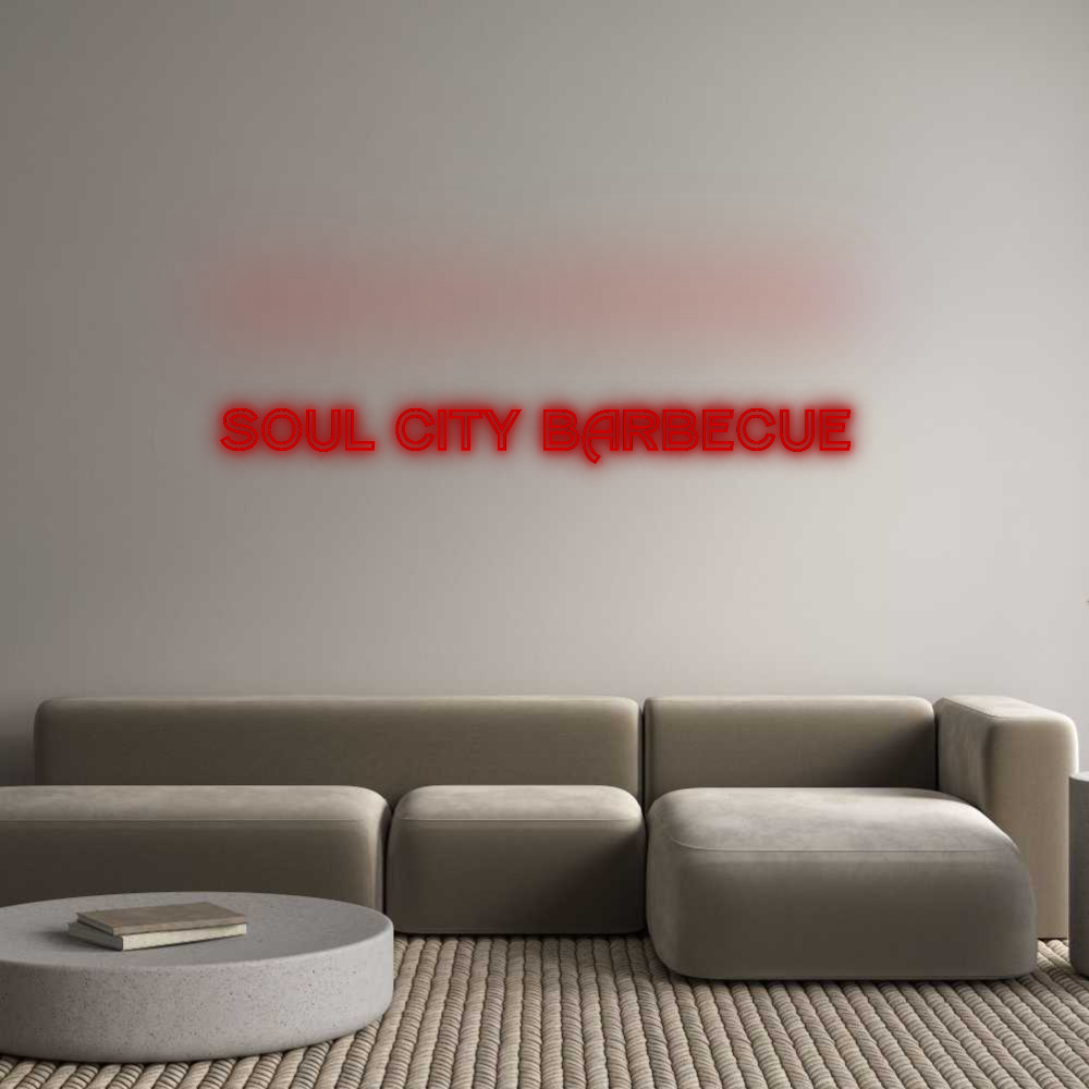 Custom Neon: SOUL CITY BAR...