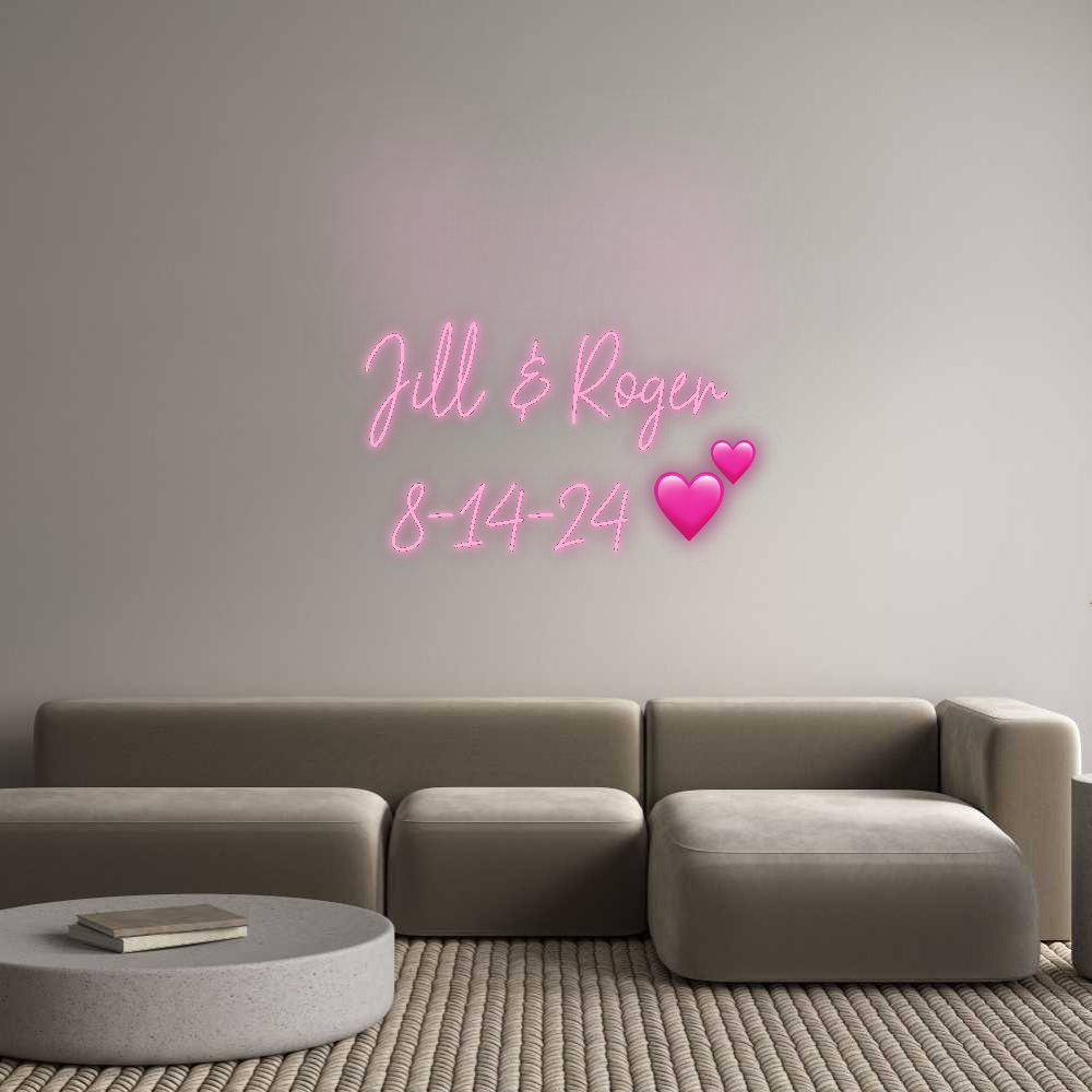 Custom Neon: Jill & Roger
...