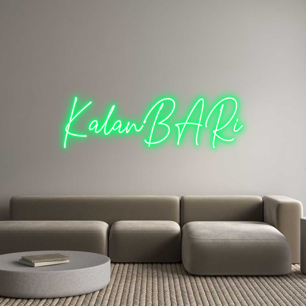 Custom Neon Text - KalanBARi