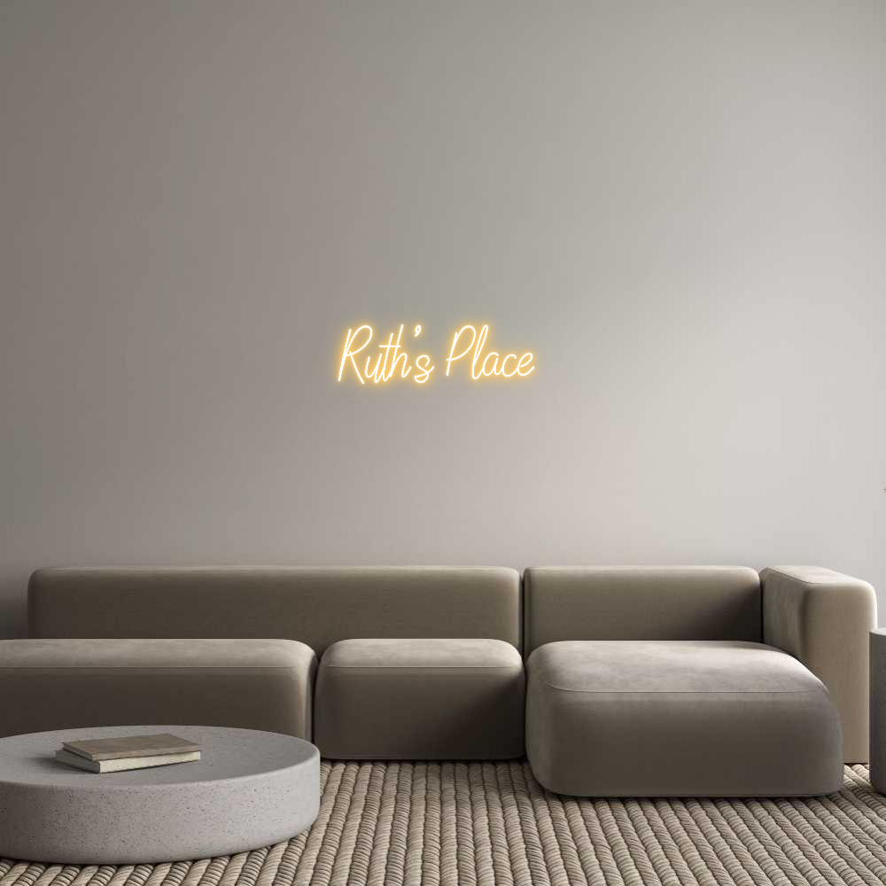 Custom Neon Text - Ruth’s Place