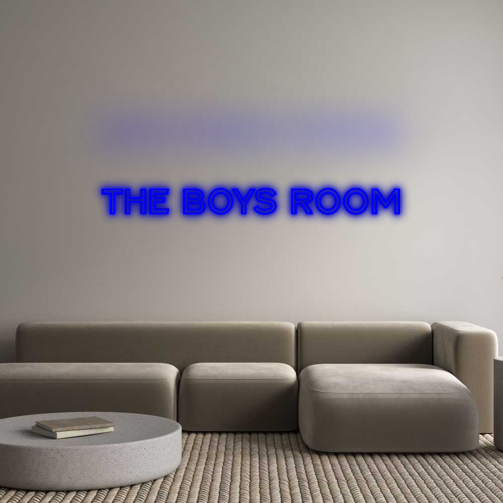 Custom Neon: The boys room