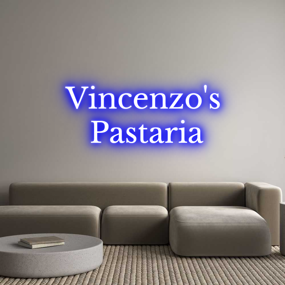 Custom Neon Text - Vincenzo's
 ...