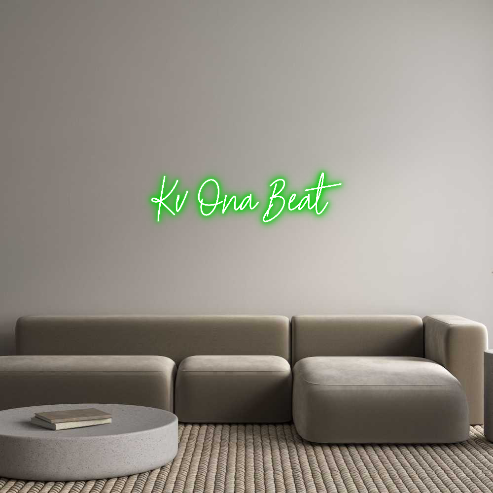 Custom Neon Text - Kv Ona Beat