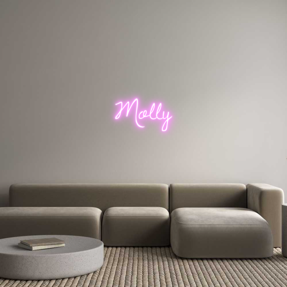 Custom Neon Text - Molly