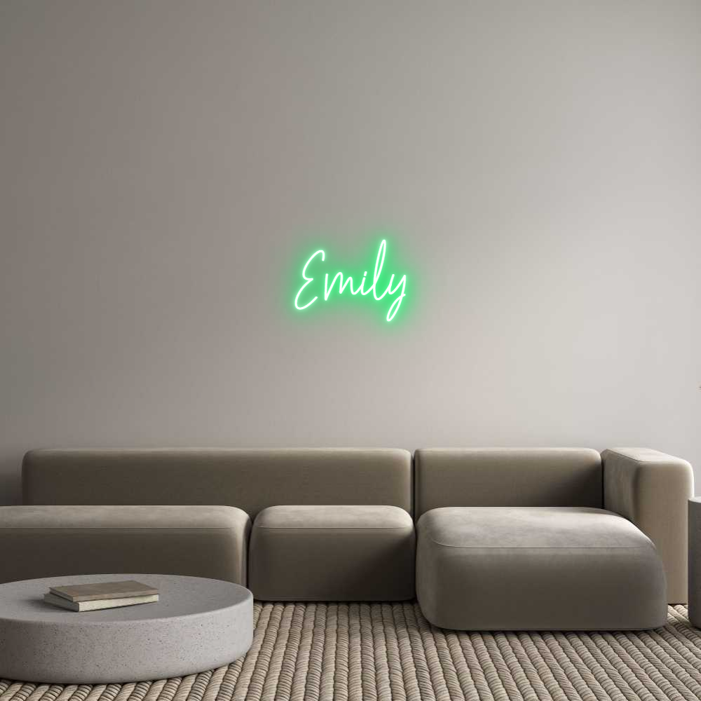 Custom Neon Text - Emily