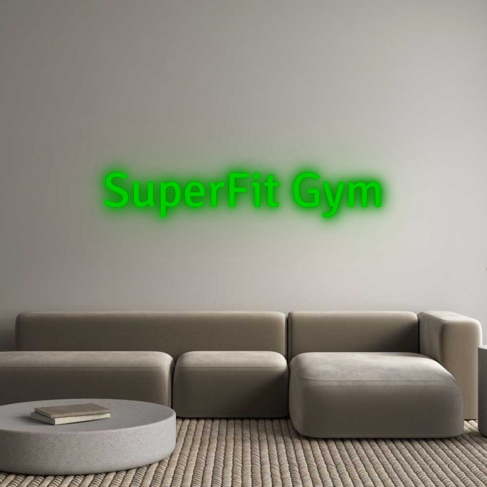 Custom Neon: SuperFit Gym