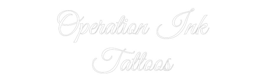 Custom Neon Text - Operation Ink...