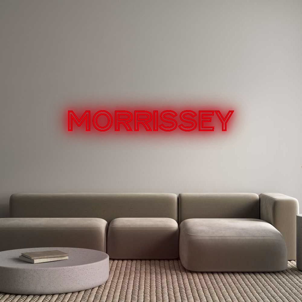 Custom Neon: Morrissey