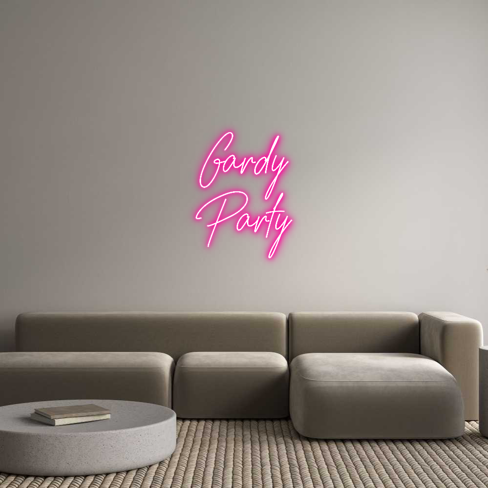 Custom Neon Text - Gardy
Party