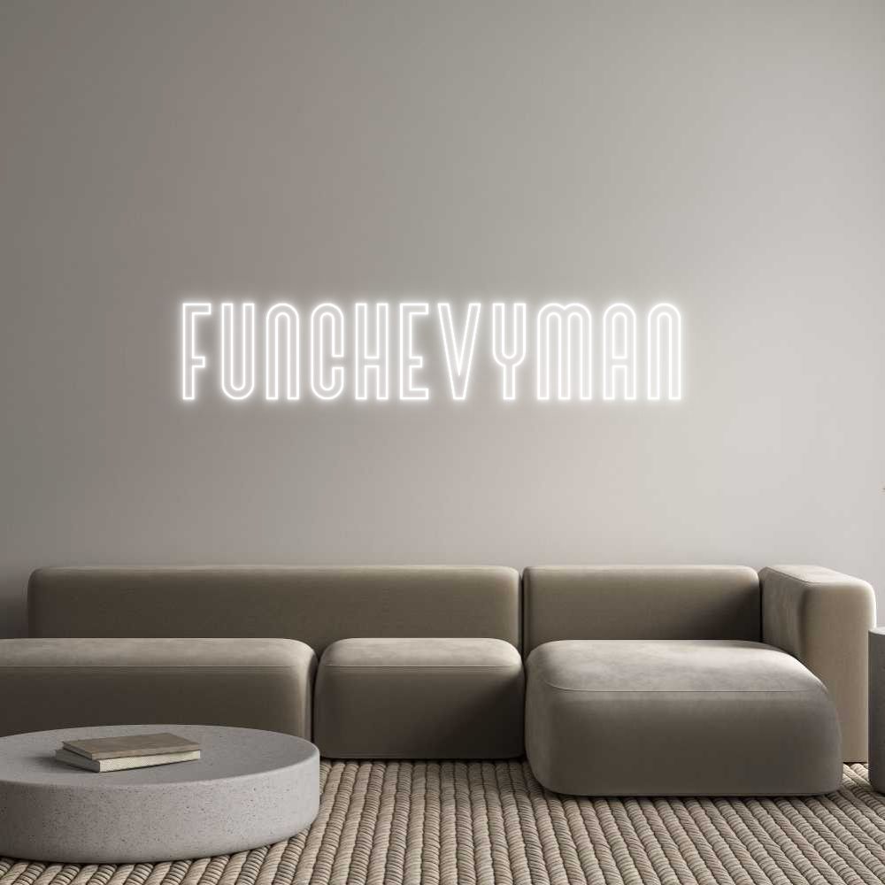 Custom Neon Text - FunChevyMan