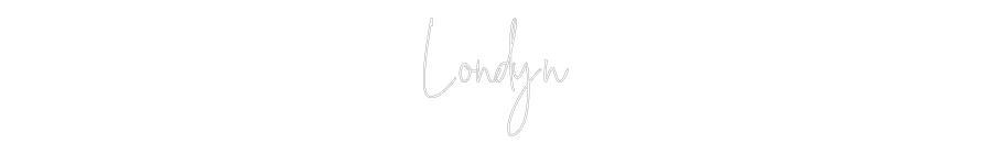 Custom Neon: Londyn