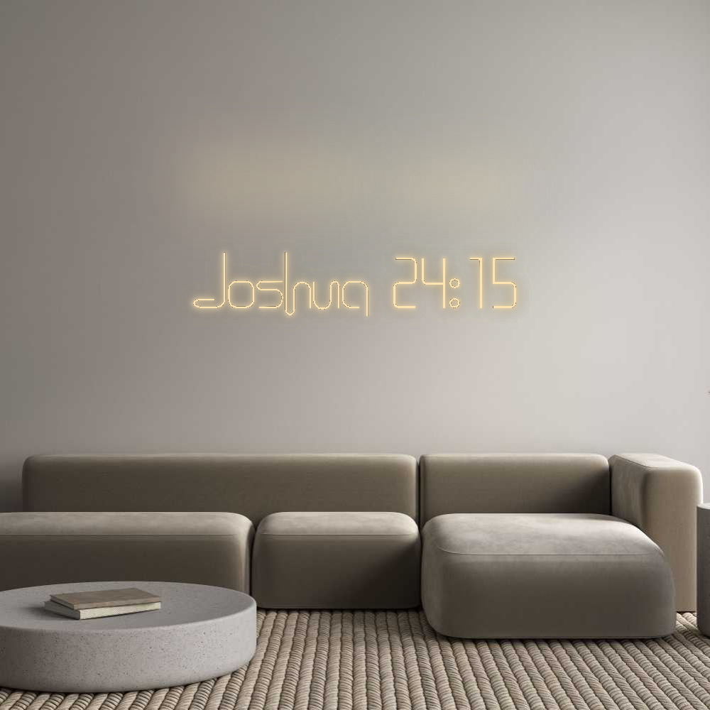 Custom Neon: Joshua 24:15