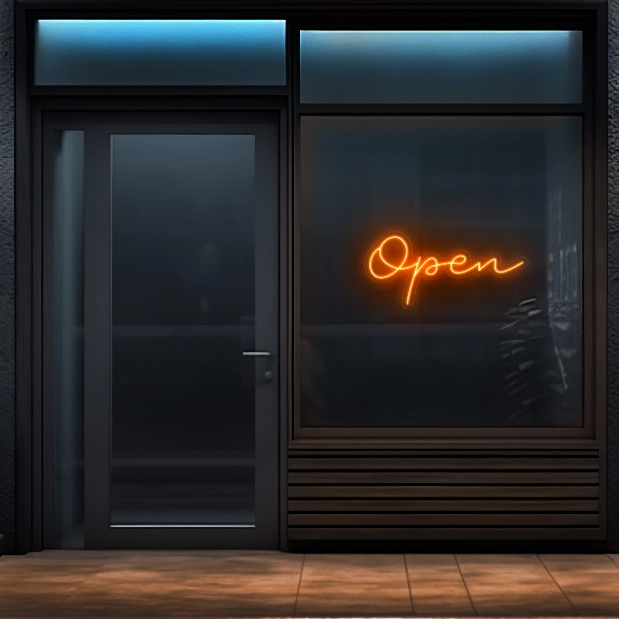 Open Cursive LED Neon Sign!