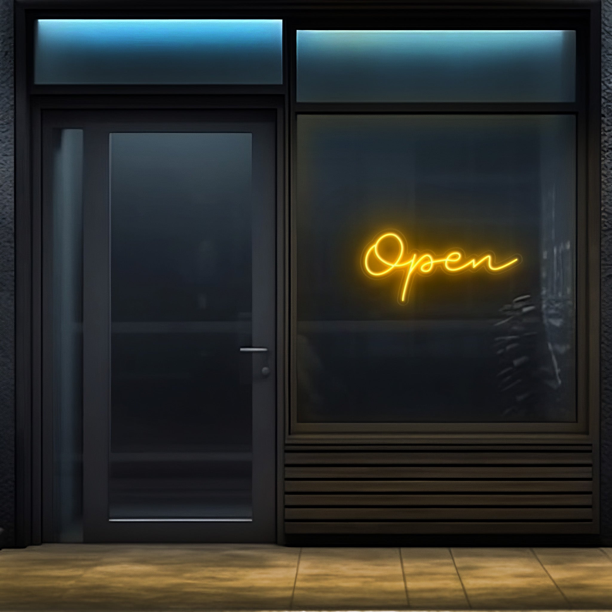 Open Cursive LED Neon Sign!