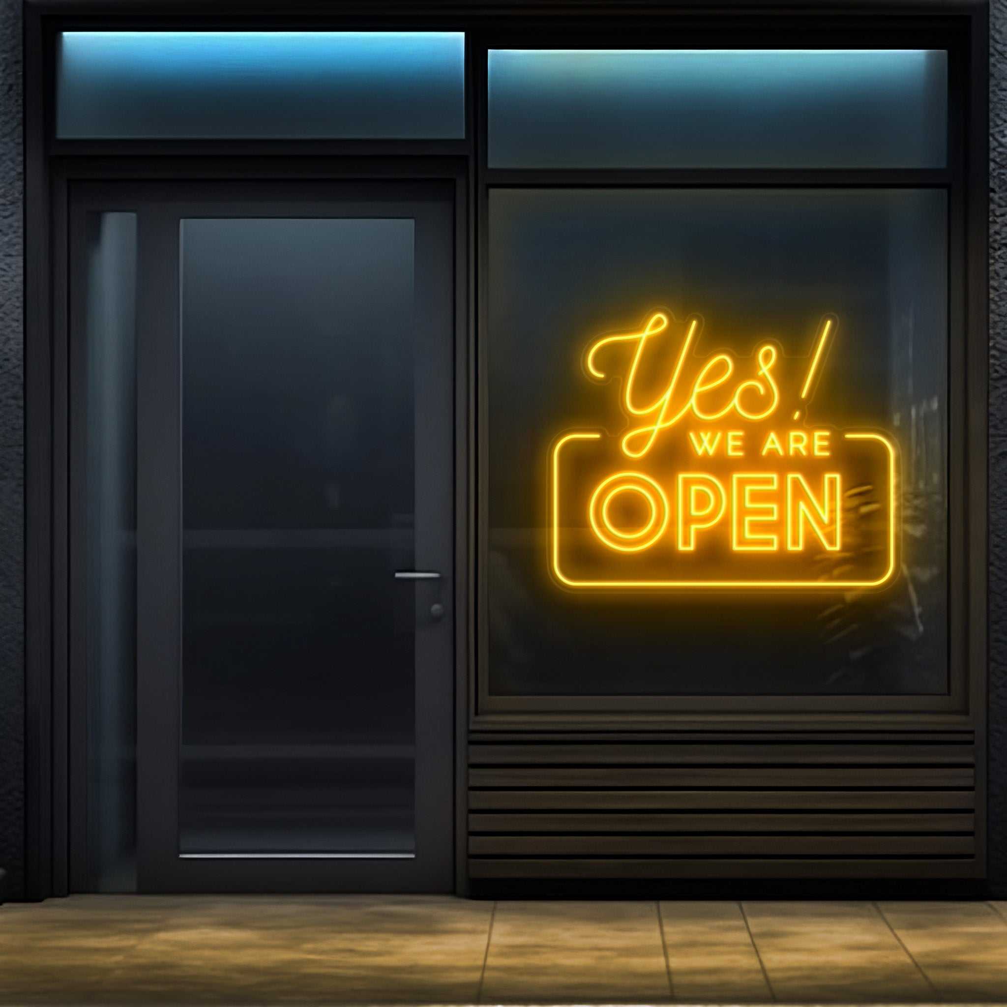 Yes We Are Open LED Neon Sign!