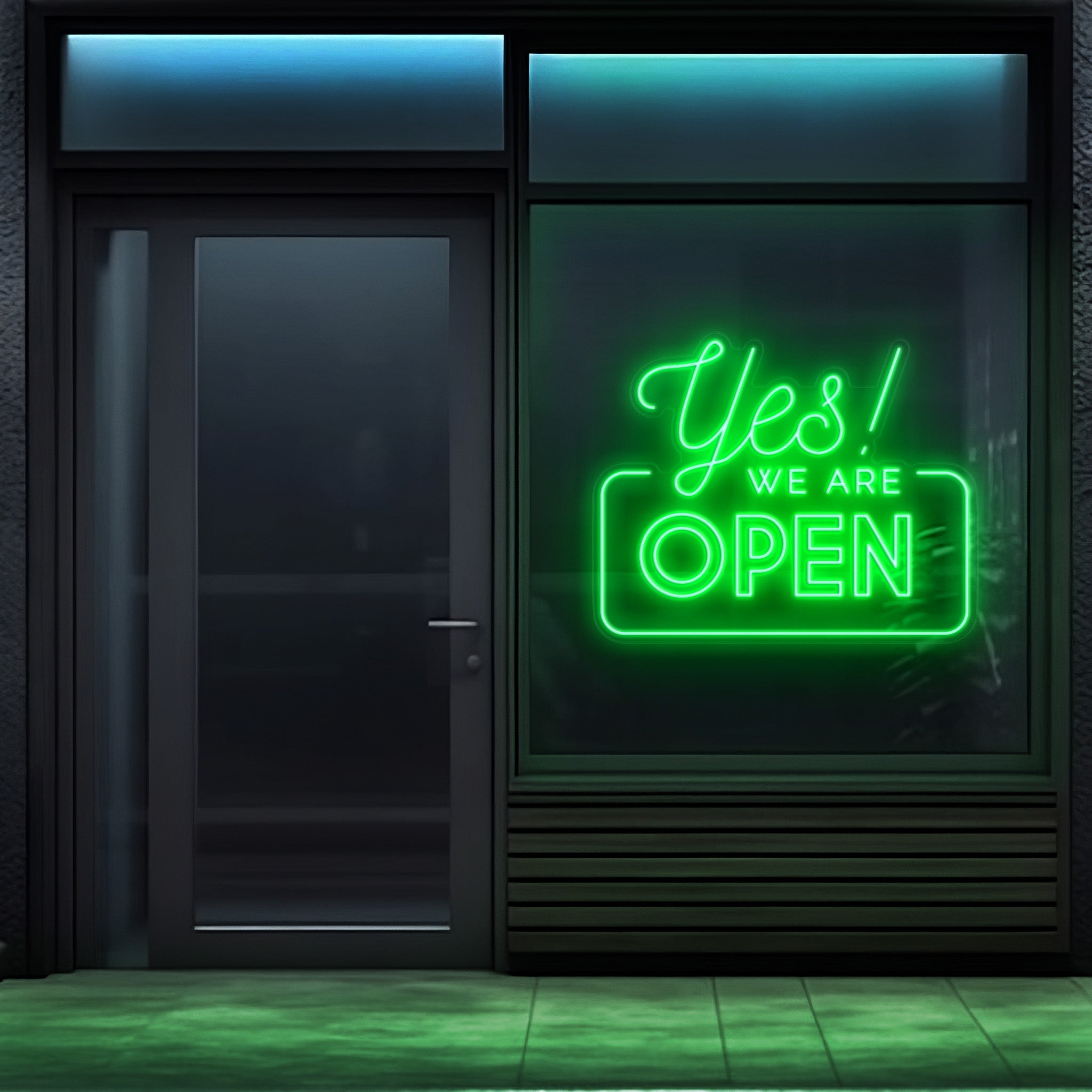 Yes We Are Open LED Neon Sign!