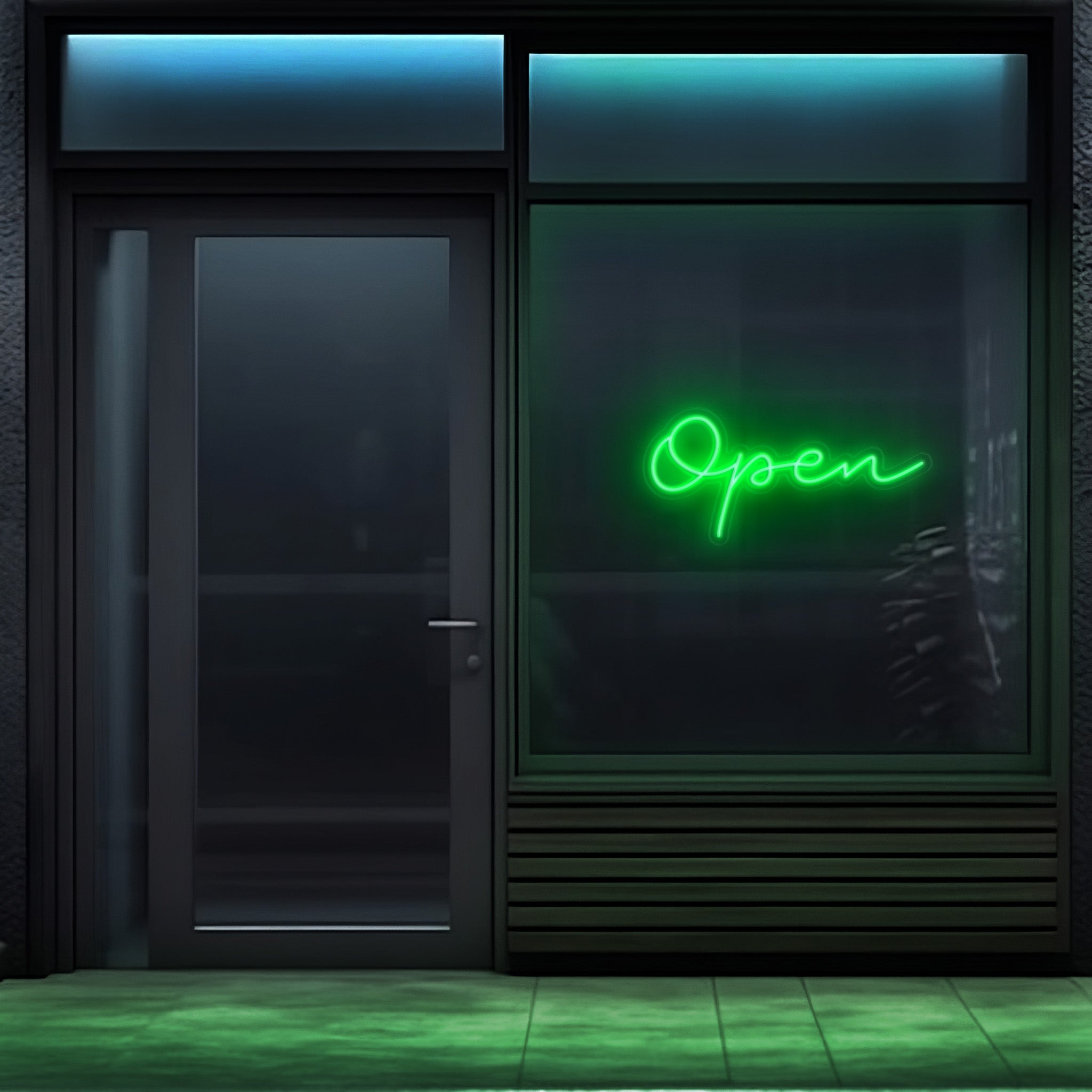 Open Cursive LED Neon Sign!