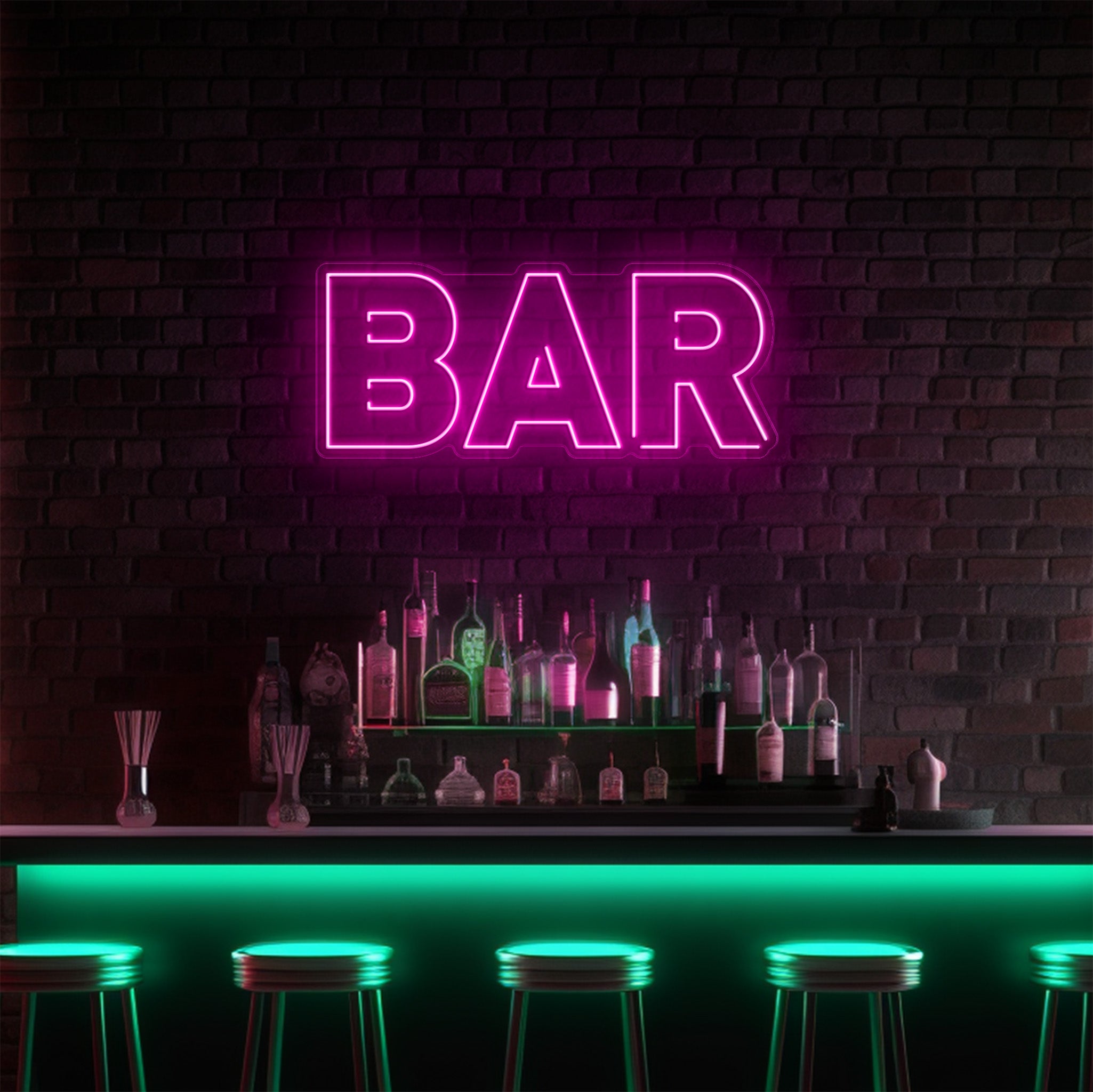 BAR LED Neon Sign!