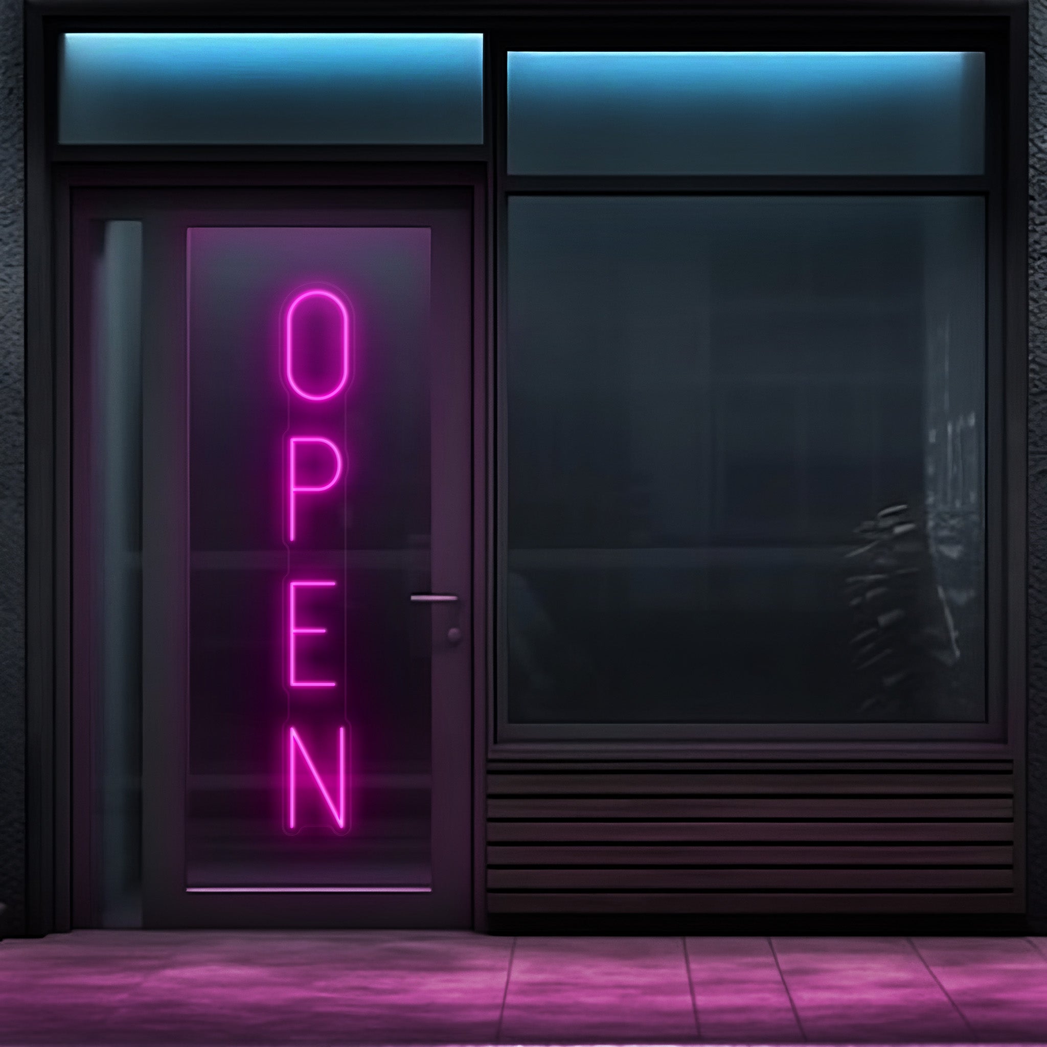 Open Vertical LED Neon Signs!