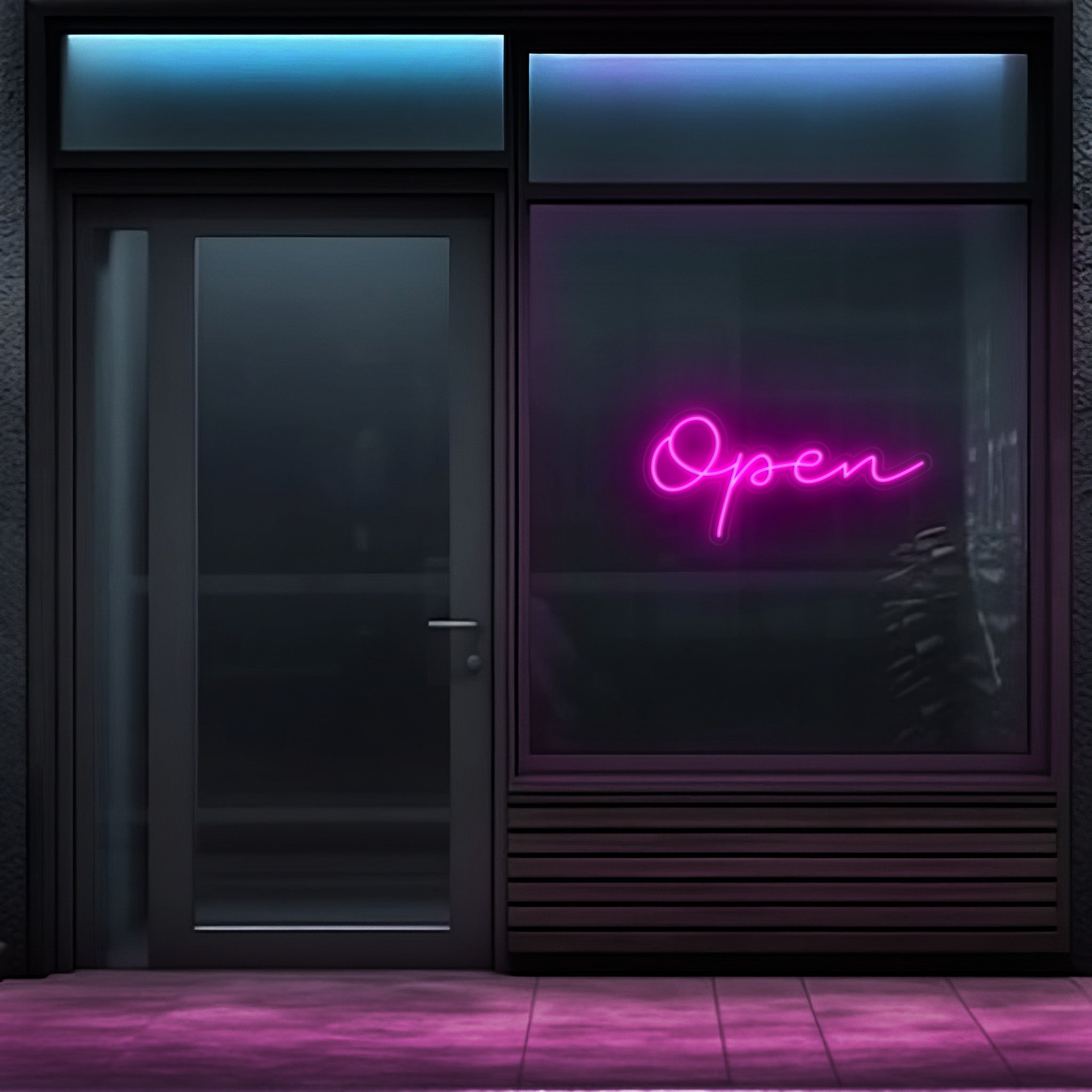 Open Cursive LED Neon Sign!