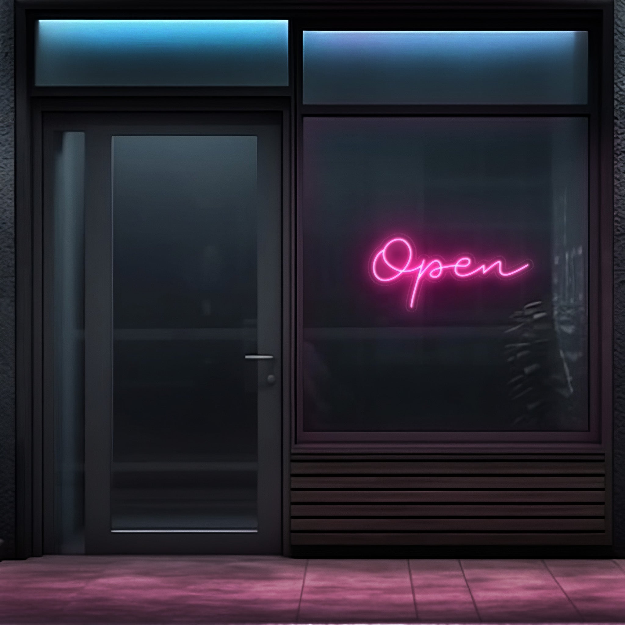 Open Cursive LED Neon Sign!