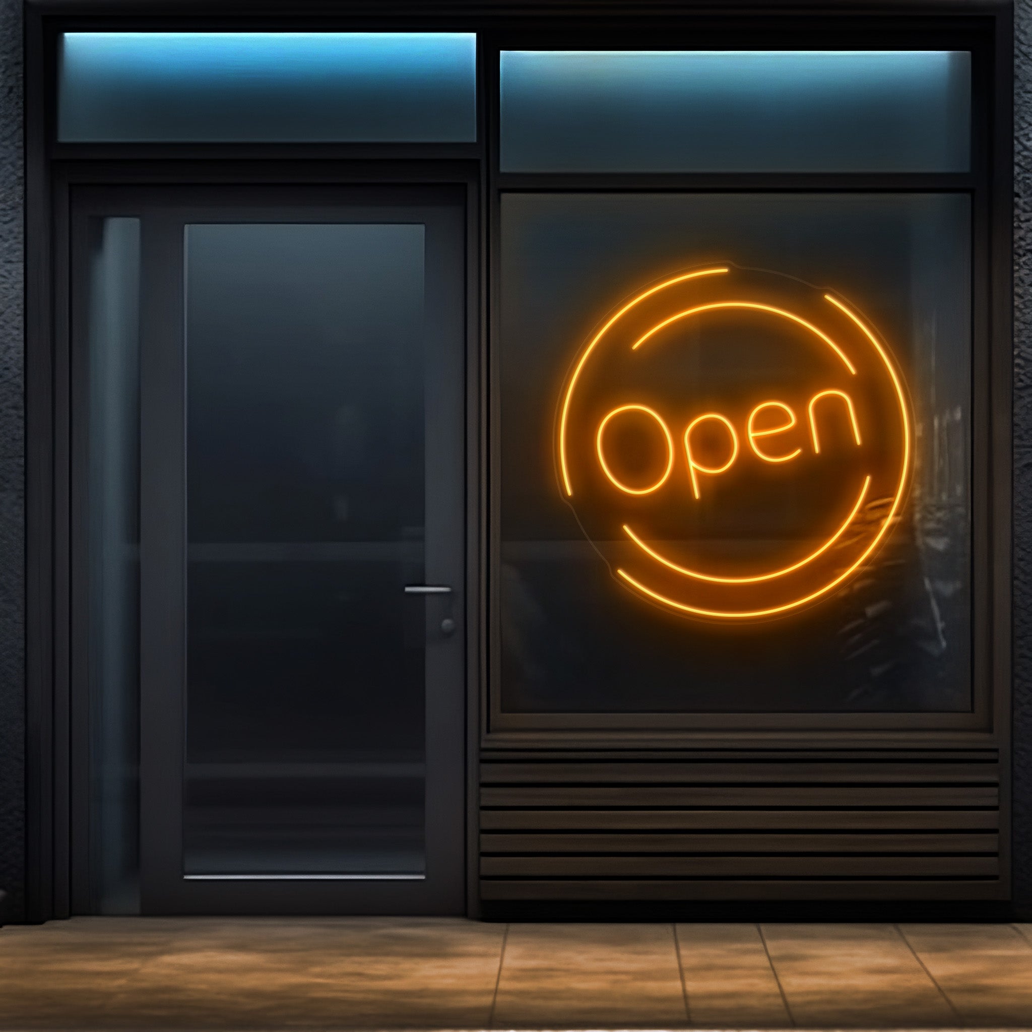 Open Circle LED Neon Sign!