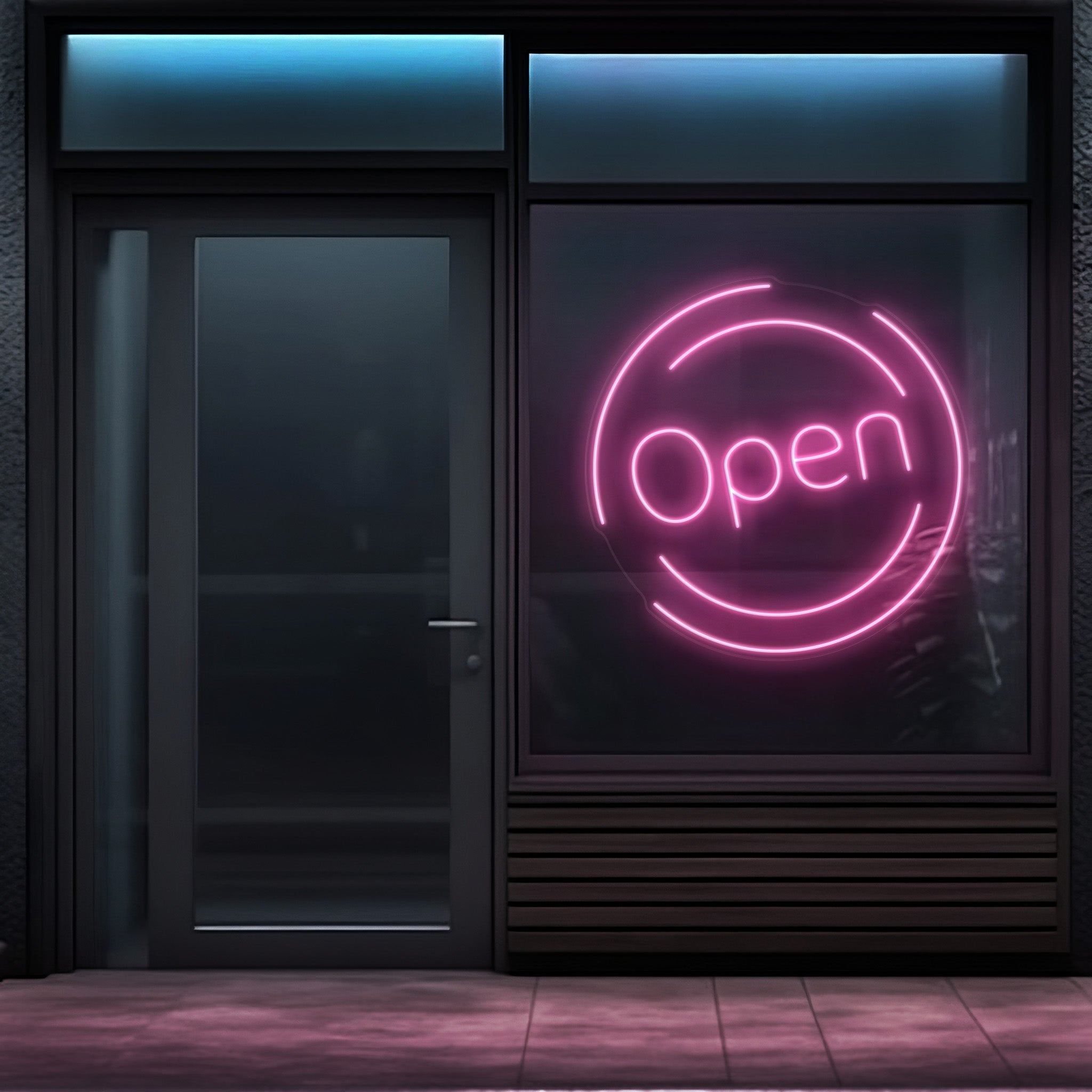 Open Circle LED Neon Sign!