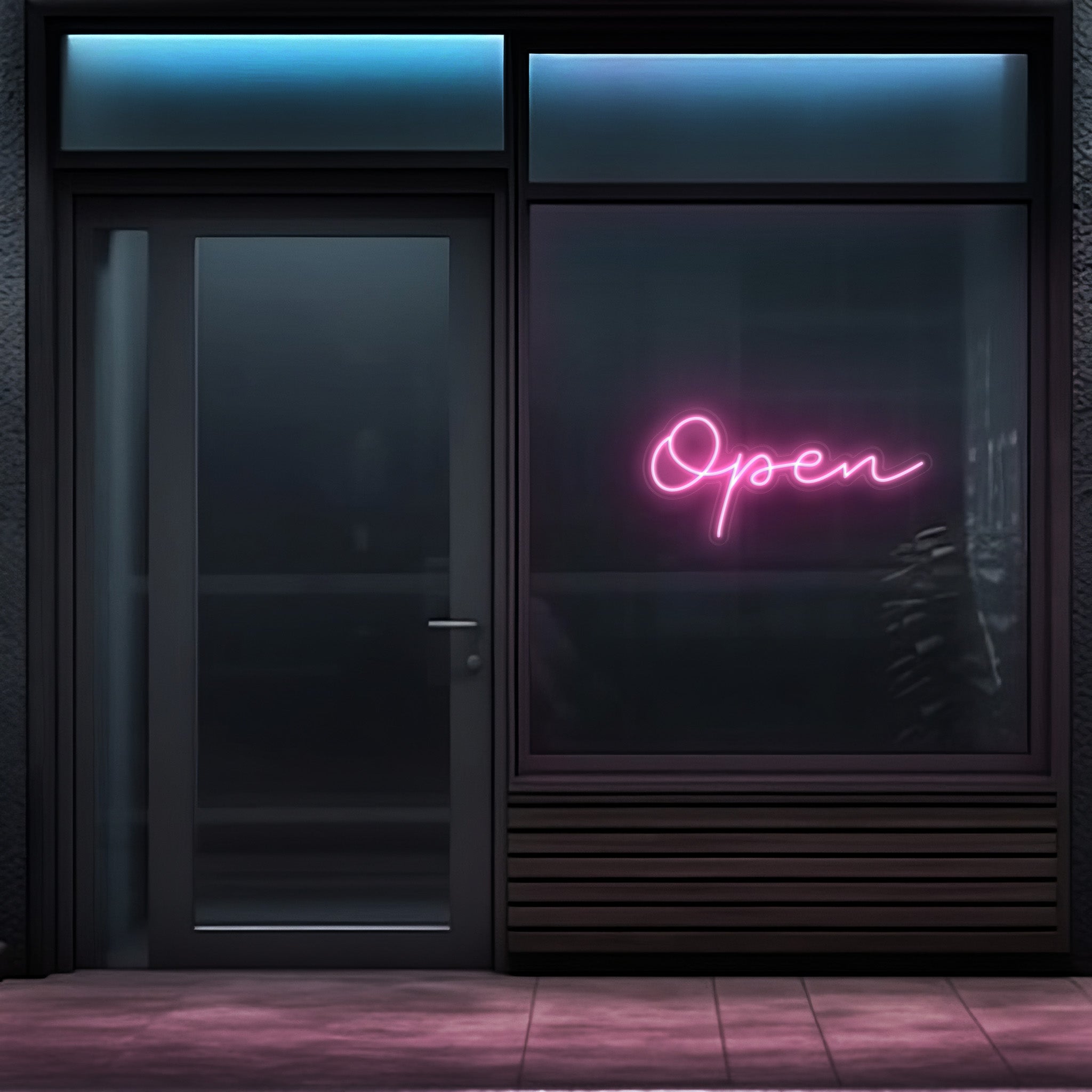 Open Cursive LED Neon Sign!