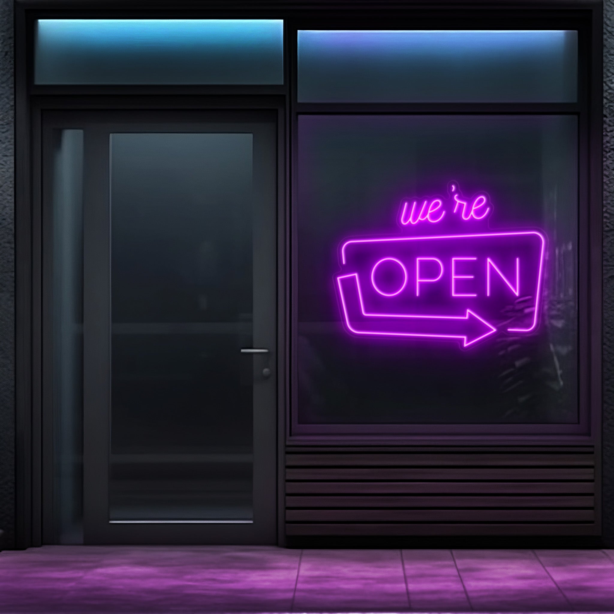 We're Open LED Neon Sign!